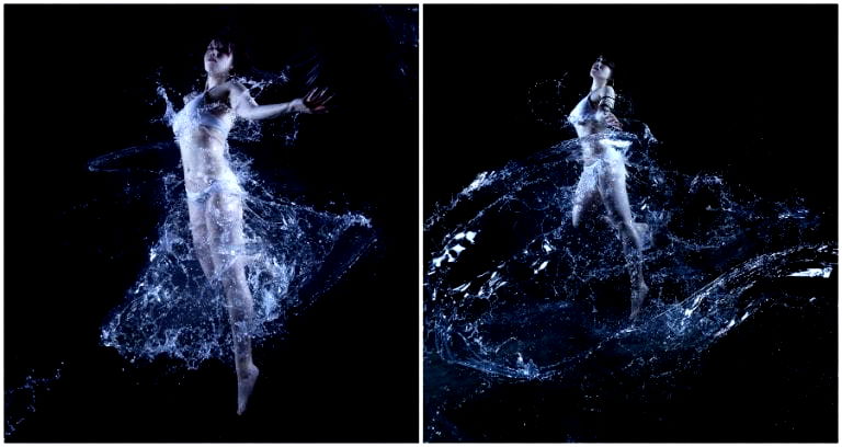 Japanese Photographer Stuns Netizens By Creating a Real Dress Made of Water