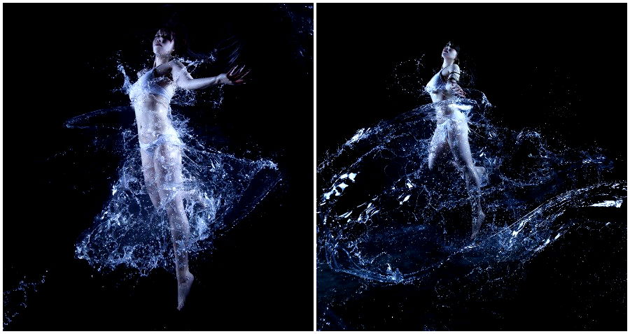 Japanese Photographer Stuns Netizens By Creating a Real Dress Made of Water