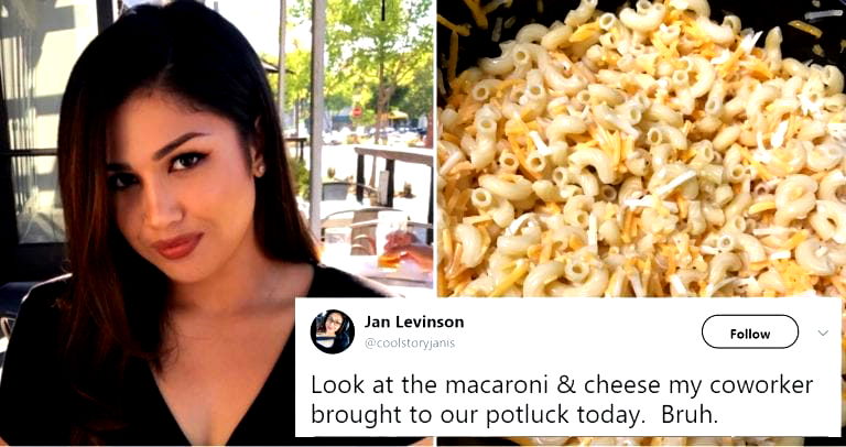 Filipina Woman’s Coworker Brings ‘Mac n Cheese’ Abomination to Potluck And We’re Calling The Police