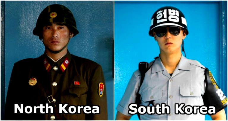 Photographer Reveals Just How Different South and North Korea are at the Border