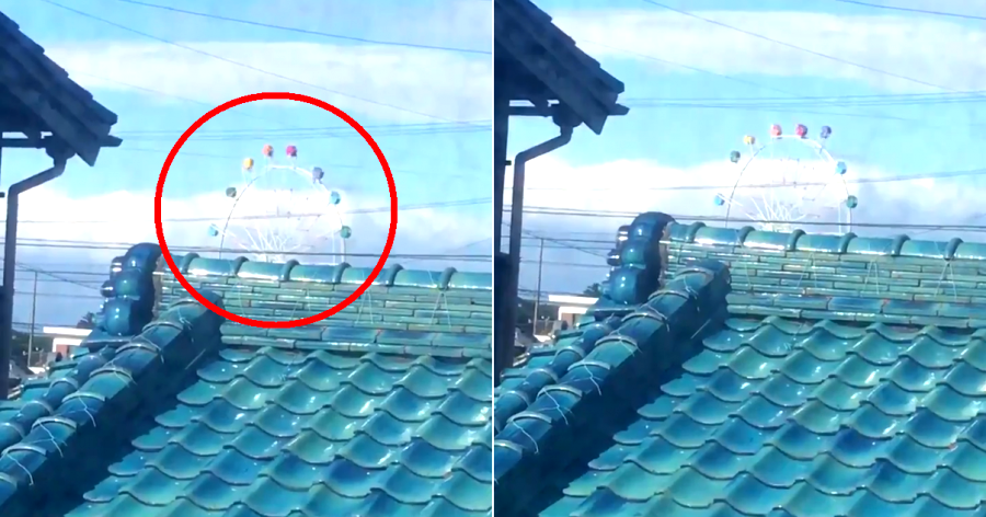 Ferris Wheel in Japan Faces the Wrath of Typhoon Lan