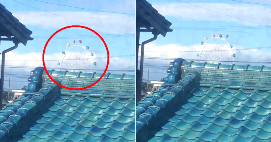 Ferris Wheel in Japan Faces the Wrath of Typhoon Lan