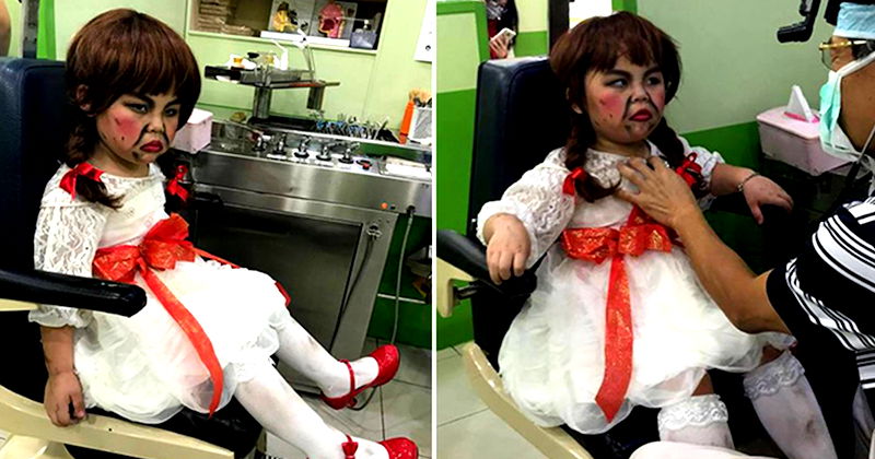 Boy Dressed as ‘Annabelle’ For Halloween Goes to Dental Visit — Dentist Nearly Dies Laughing