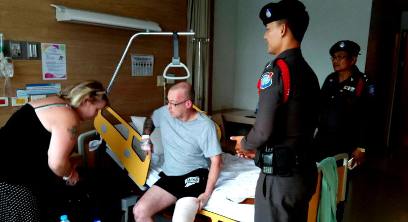 British Man Caught Lying About Being Brutally Mugged By Locals in Thailand