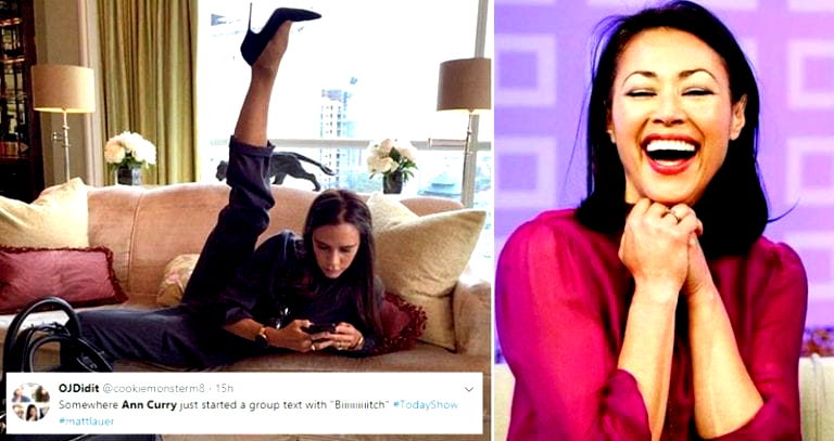 Ann Curry is Probably Drinking a Tea Made of Matt Lauer’s Tears Right Now and Twitter is Here for It