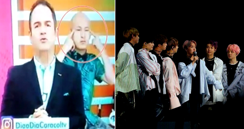 Colombian TV Show Shamefully Disrespects K-Pop Group BTS With Racist Gesture