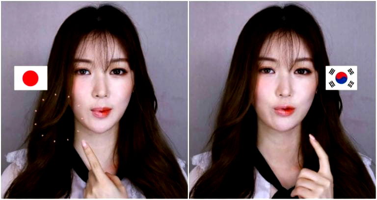 YouTuber Reveals The Difference Between Japanese and Korean Makeup