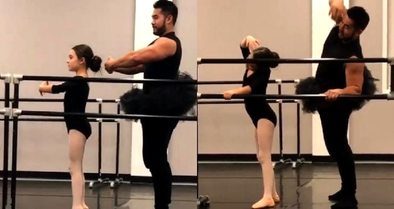 Bodybuilder Dad Rocks Tutu to Make Daughter Happy During Ballet Parent Night