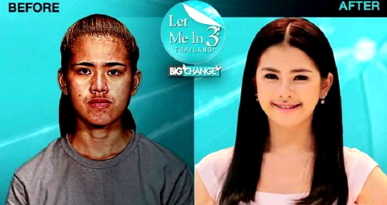 Thai Vendor Bullied For Her Looks Gets Extreme Makeover on TV Show