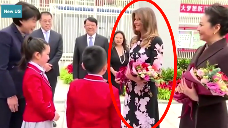 Melania Trump Wears $4,000 Asian-Inspired Gown During China Trip
