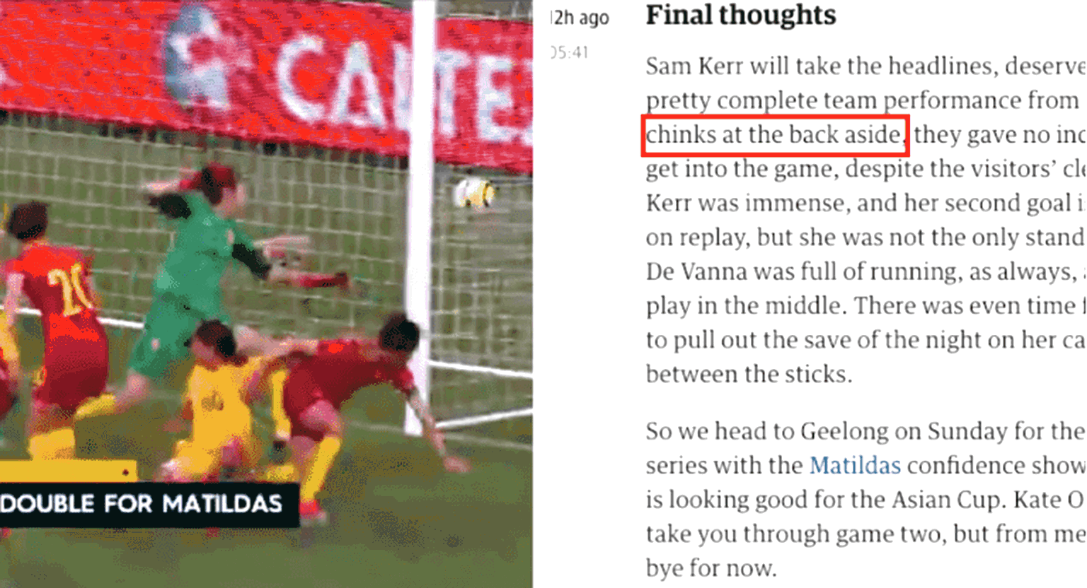 The Guardian Under Fire For Racism After Using ‘Chinks’ in Football Match Coverage