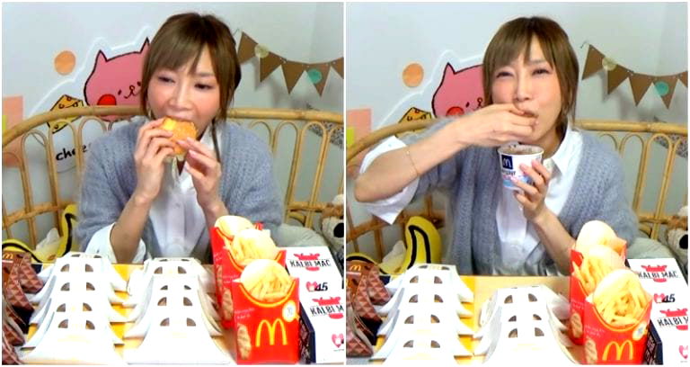 Japanese Woman Easily Eats 10,000 Calories of McDonald’s for Thanksgiving