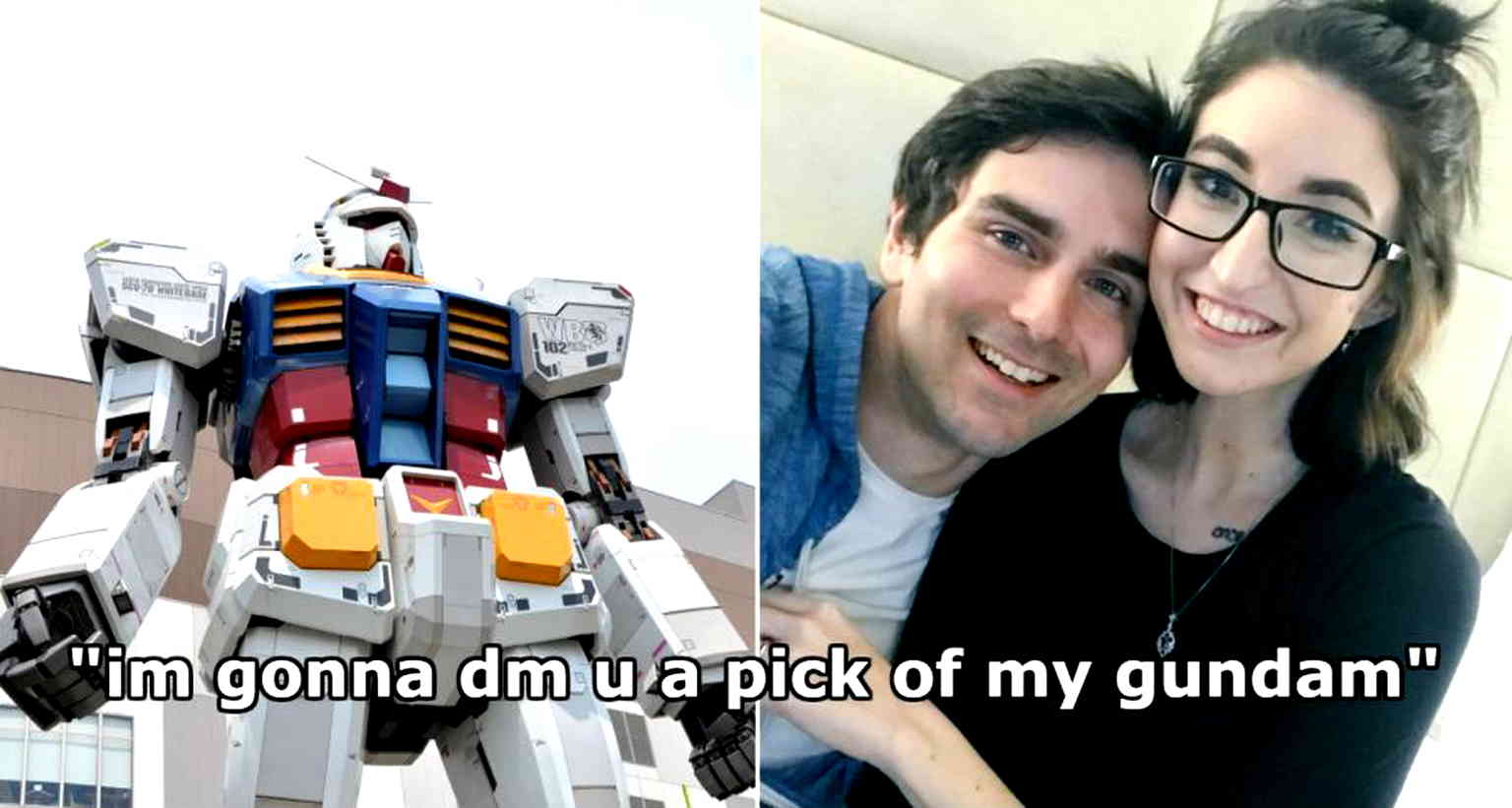 Woman Thinking ‘Gundam’ Pic is a Dick Pic Makes the Best Love Story Ever
