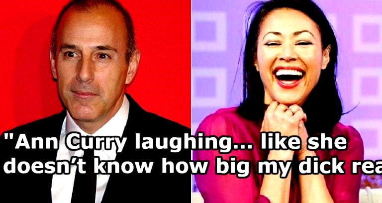 Disgraced Host Matt Lauer Once Joked About Sleeping with Ann Curry During 2008 Roast in New York