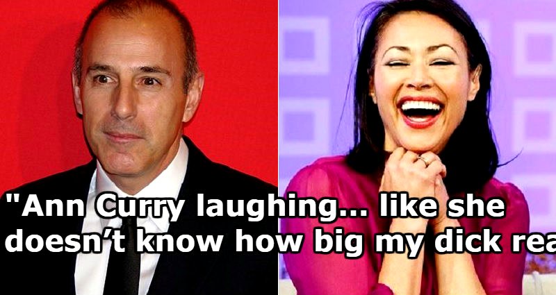 Disgraced Host Matt Lauer Once Joked About Sleeping with Ann Curry During 2008 Roast in New York