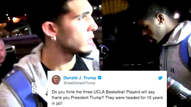 Shoplifting UCLA Basketball Stars Released From China, Donald Trump Takes Credit