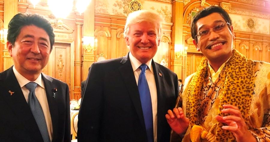 ‘Pineapple-Pen’ Singer Piko Taro Met With U.S. President Donald Trump