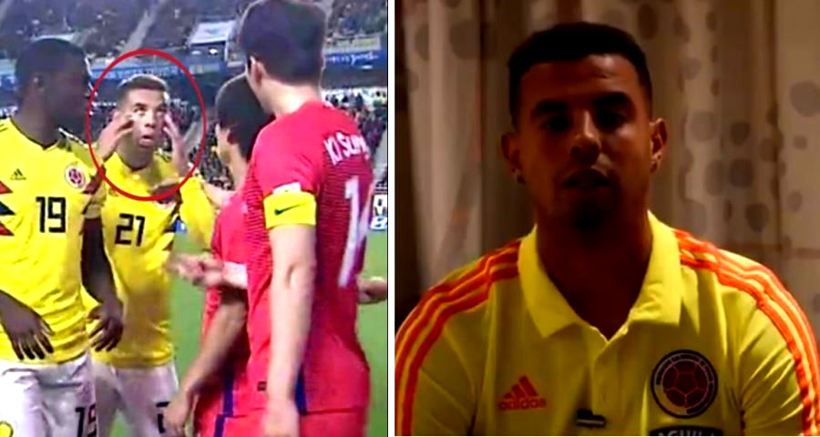 Colombia Soccer Player Offers Scripted Apology for Racist ‘Slant Eyes’ During Match in South Korea