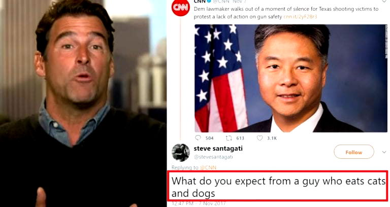 No Name ‘Best Selling Author’ Attacks Congressman Ted Lieu With Racist Tweet