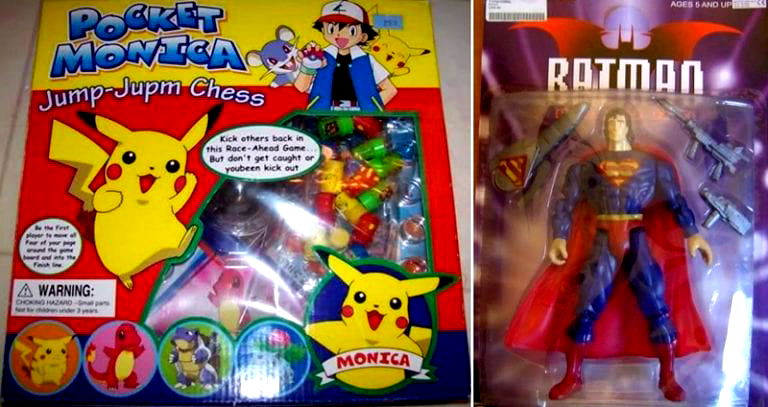 24 Chinese Bootleg Toys Naughty Kids Better Pray They Won’t Get This Christmas