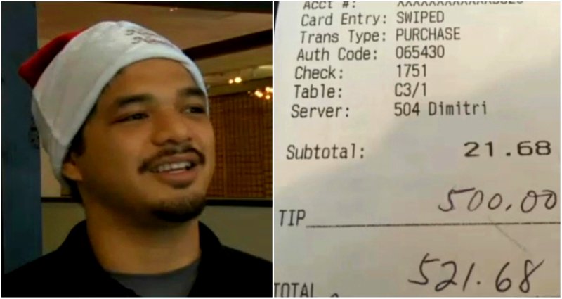 Japanese Restaurant Server Gets $500 Tip From Woman Dining ALONE on Christmas Eve