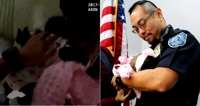 Asian-American Police Officer Saves Baby’s Life in Heroic Viral Video