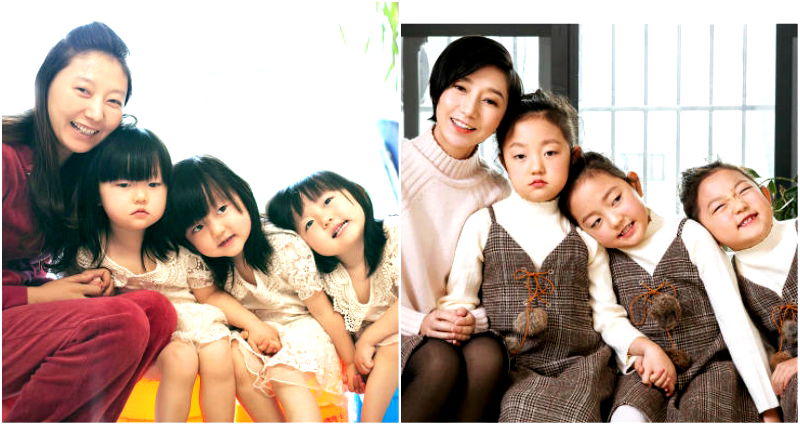 Chinese Mom Beats Cancer to See Her Adorable Triplets Grow Up