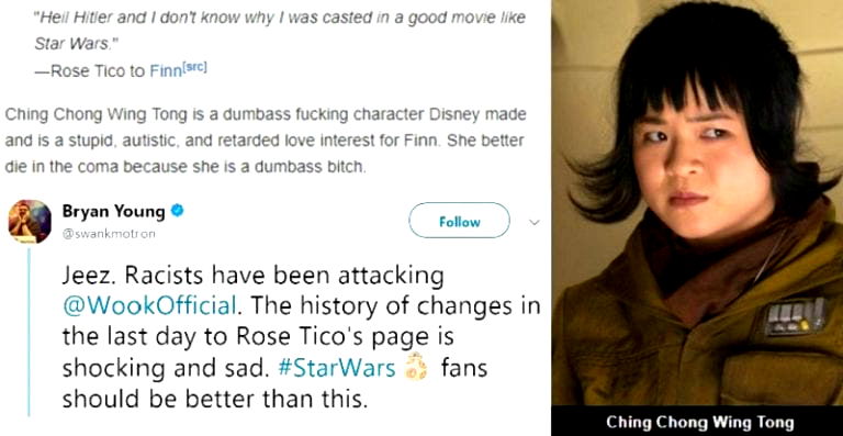 Bitter Racists Attack Kelly Marie Tran’s Star Wars Wookieepedia