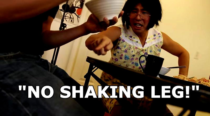 Why You Should Never Shake Your Leg if You are Asian