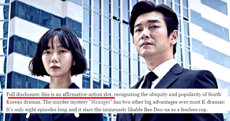 NY Times Calling Netflix Korean Drama ‘Affirmative Action’ is Racist AF