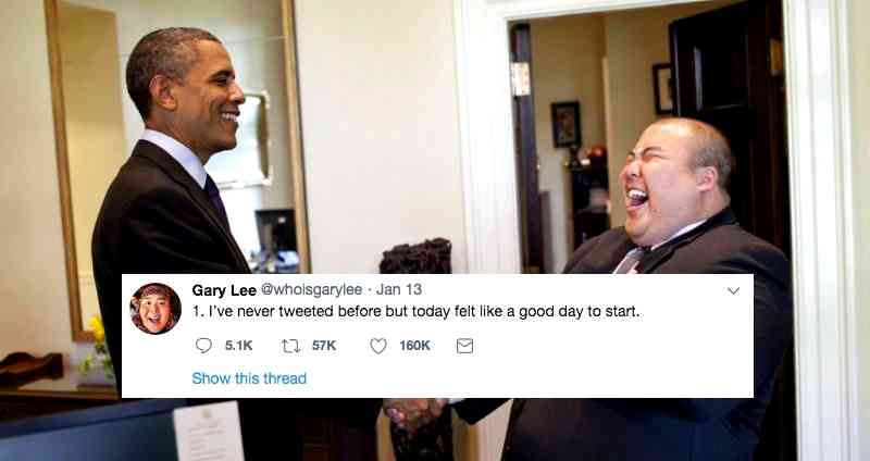 Korean-American Man Reduced to Tears After Hearing What Obama Told Him on His Last Day of Work
