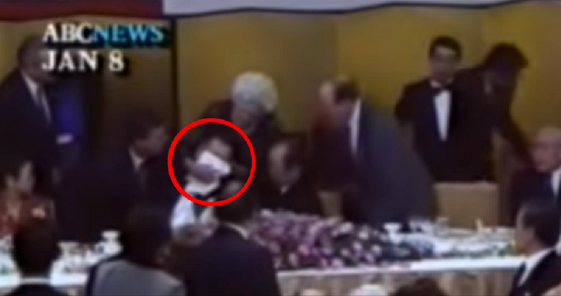 26 Years Ago Today, George H.W. Bush Puked on Japan’s Prime Minister