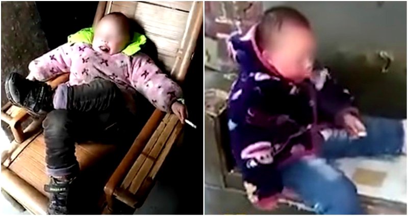 Cigarette-Smoking Toddler Reveals China’s Crisis with ‘Left-Behind’ Kids