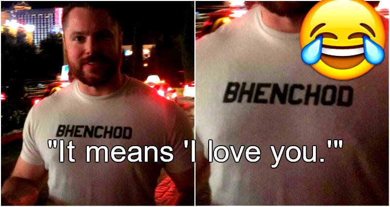 He Thinks His Shirt From His Ex-Girlfriend Says ‘I Love You’