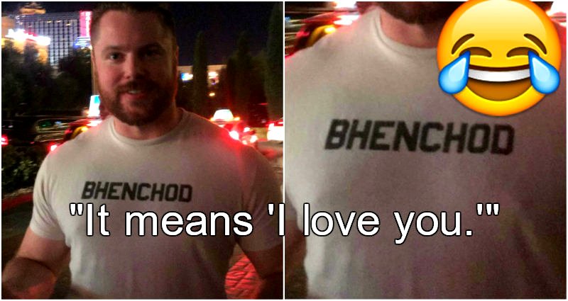 He Thinks His Shirt From His Ex-Girlfriend Says ‘I Love You’