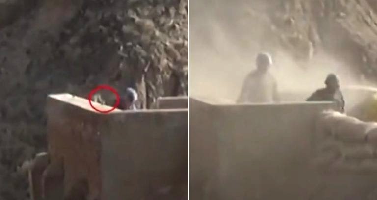 Intense Video Shows Chinese Army Commander Saving Cadet After Dropping Live Grenade