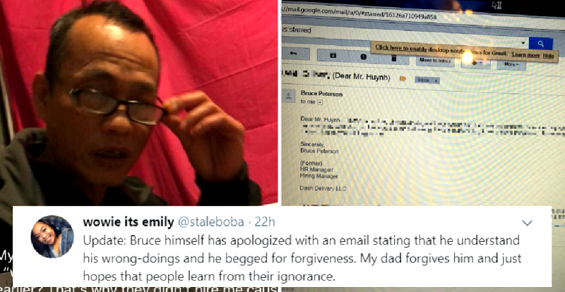 Vietnamese Dad Gets Apology From Hiring Manager Fired for Disrespecting His English Skills