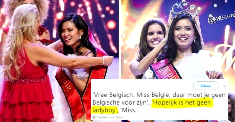 Miss Belgium Winner Attacked By Racists Because She Isn’t White