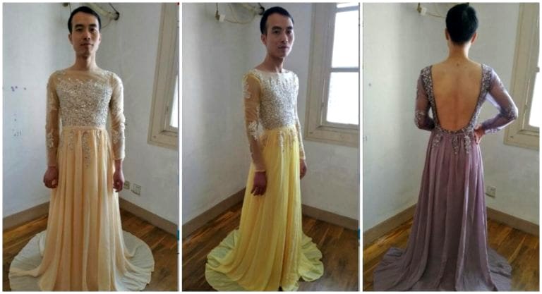 Chinese Online Seller Goes Above and Beyond to Show ‘Real Photos’ of His Dresses