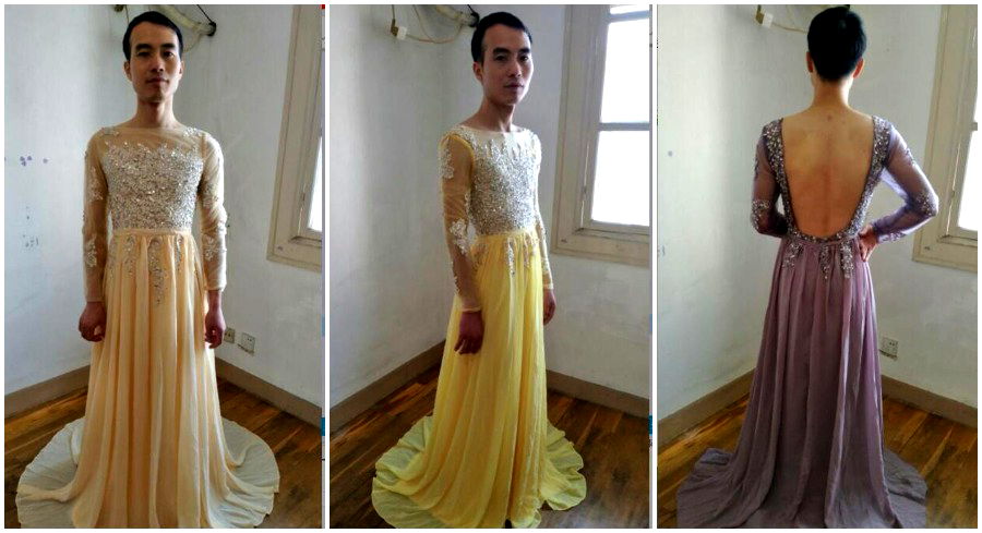 Chinese Online Seller Goes Above and Beyond to Show ‘Real Photos’ of His Dresses