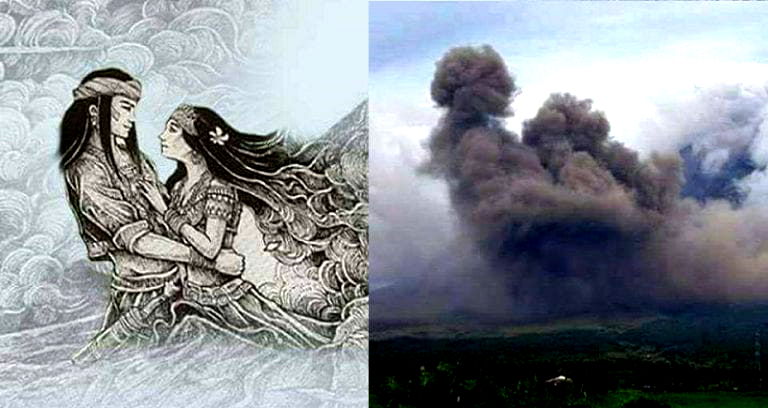 Mythical Couple that ‘Created’ Mayon Volcano in The Philippines Makes a Dazzling Appearance