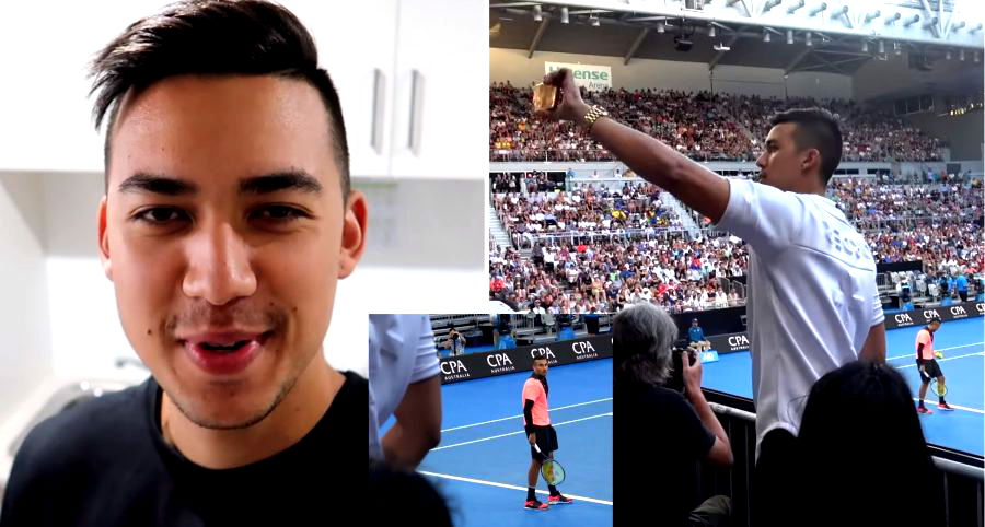 YouTuber Kicked Out of Australian Open for ‘Sex Noises’ Stunt During Match