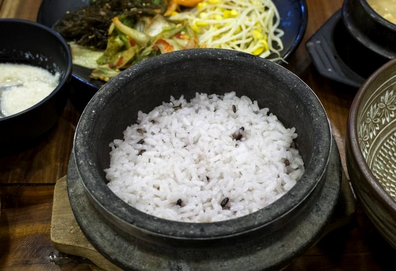 How to Cook Rice in a Korean Stone Pot 