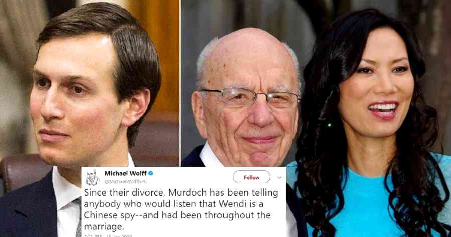 U.S. Spies Warned Jared Kushner That Wendi Deng Murdoch Might Be a Spy for China