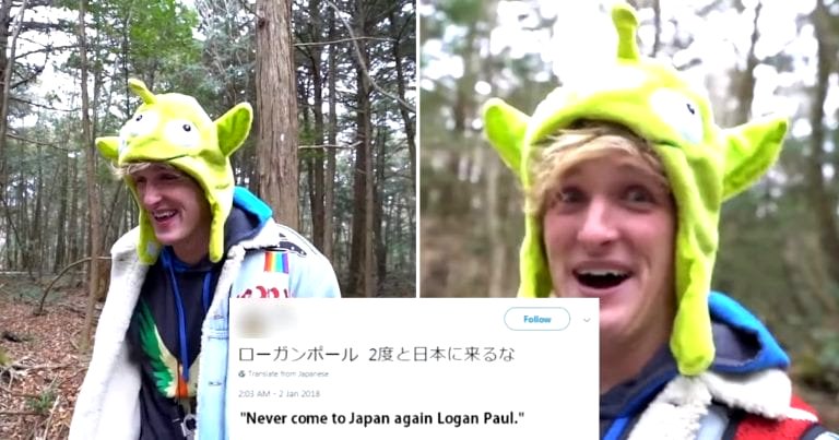Japanese Netizens Warn Logan Paul to Stay Out of Japan for Laughing at Suicide Victim