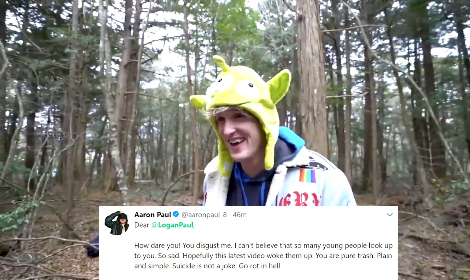 Logan Paul Who Loves Making Racist Asian Jokes Shows Japanese Suicide Victim’s Body in VLOG