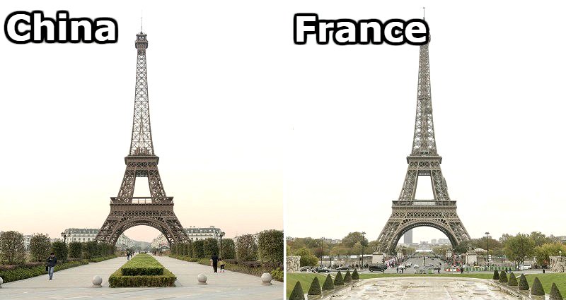 Can You Tell the Difference Between China’s Fake ‘Paris’ and the Real One?