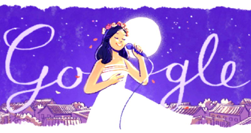 taiwanese pop singer honored in google doodle