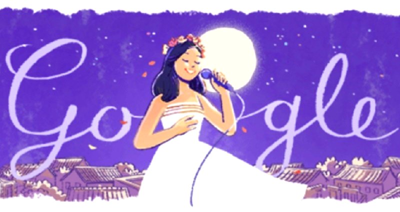 taiwanese pop singer honored in google doodle