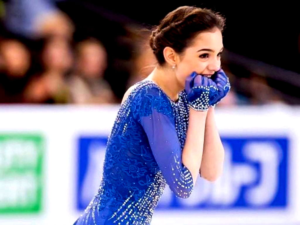 Evgenia Medvedeva Finally Meets KPop Group EXO at the Winter Olympics